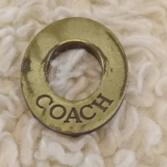 Coach Brass Ring Accent - Picture 1 of 7
